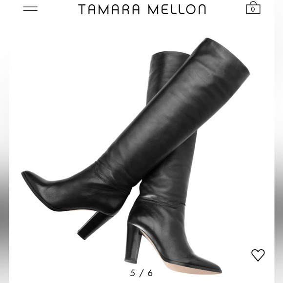 Tamara Mellon x Frame Pic Knee High 90 Boots        EU 38.5 US 8.5 - Picture 1 of 9